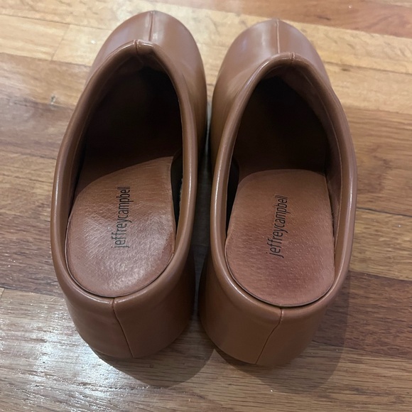 Jeffrey Campbell Cloggin Platform Clog - Cognac Brown - Picture 4 of 5